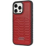 Coque AUDI en TPU rigide pour Apple iPhone 14 Pro 6.1 - rouge