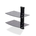 StarTech DUAL FLOATING WALL-MOUNTED AV SHELVES FOR UNDER TV WALL