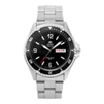 Montre Orient pour Hommes Femmes Automatique Mako 2 Noir en Acier Inox Étui