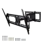 Swift Mount SWIFT650-AP Multi Position TV Wall Mount for 37-inch to 80-inch TVs,Black