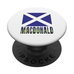 Clan McDonald Tartan Nom de famille écossais Scotland Pride PopSockets PopGrip Adhésif