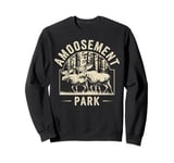 Amoosement Park Funny Moose Sweatshirt