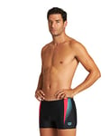 arena Short de Bain pour Hommes Threefold, Maillot de Bain Piscine et Plage, Boxer en Tissu MaxFit Résistant au Chlore et au Sel, Protection UV50