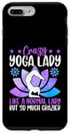 Coque pour iPhone 7 Plus/8 Plus Une femme de yoga folle comme une femme normale mais tellement plus folle