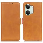 SKALO OnePlus Nord 3 5G / Ace 2V Premium Wallet Lompakkokotelo - Vaaleanruskea