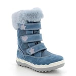 Primigi Femme Frozen GTX Botte de Neige, Jean Bleu Clair, 40 EU