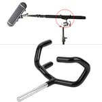 Metal Mic Support Holder Audio Boom Pole Support Holder Stand Black GDS