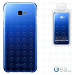 Samsung Étui Original Gradation Cover Pour Galaxy J4+ Plus EF-AJ415CL Bleu