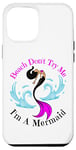 Coque pour iPhone 12 Pro Max Beach Don't Try Me I'm A Mermaid Funny Black Sirmaids Women