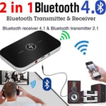 1PC Aux Bluetooth-yhteensopiva sovitin Auton langaton ääni 2in1 TV/PC/Auto Bluetooth 5.0 4.2 4.0 vastaanotin Kaiutin Audiovastaanotin