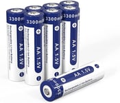 4x AA 1.5V Lithium Rechargeable Battery Xtar 3300mWh + USB AA AAA Charger