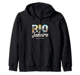 Rio de Janeiro Spring Break 2025 Zip Hoodie