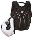 OG Original Roadrunner Sac à Dos Moto Étanche Noir Léger 20L, Sacoche Porte-Casque Motard, Sangle Casque, Vélo, Anti-vol, Portable, Réfléchissant