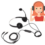 H360D‑Pc‑Mv Cell Phone Headset Business Pc Headset With Mic For Office Telemar