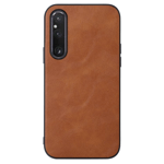 Sony Xperia 1 V Mobilskal Cowhide Texture - Brun