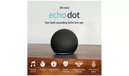 New Echo Dot 5th Gen 2022 release smart speaker with Alexa Voice Control - White