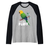 Green Cheek Conure Gifts, I Scream Conure, Conure Parrot Raglan Baseball Tee