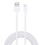 Laddkabel Micro USB |1M| Samsung/HTC/LG/Nexus/Nokia |V8 vit