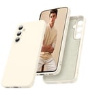 LeYi Coque pour Samsung Galaxy A35 5G, Housse de Protection en Souple Silicone Liquide, Etui Antichoc Cover Ultra Mince pour Samsung Galaxy A 35 5G - Blanc