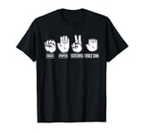 Woodworker Carpenter Woodworking Rock Paper Scissors Saw T-Shirt