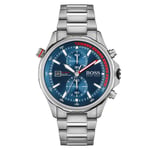 BOSS Men's Watch Chronograph Globetrotter Blue HB1513823