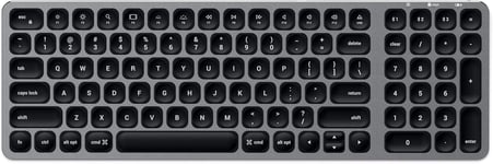 Clavier Sans Fil Bluetooth Rétroéclairé Compact-Bluetooth 5.0 Multi-Appareils-Pour Macbook Pro/Air M2/M1, Ipad Pro/Air M2/M1, Mac Mini M2, Imac M1 (Disposition Anglais Us Qwerty)