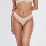 LH - culotte microfibre beige femme