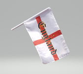 England Flags Euro 2020 2021 Twin Pack With Clips Football Flags