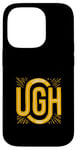 Coque pour iPhone 14 Pro University Varsity-Gold UGH ! Mood Varsity-Jaune Doré