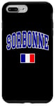 Coque pour iPhone 7 Plus/8 Plus Sorbonne Drapeau Collégial District Administratif de Paris