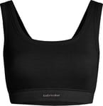 Icebreaker Women's Merino Rib Lotus Bra Black, S