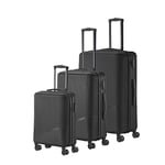 travelite Set de valises à 4 roues 3 pièces tailles L/M/S, série de bagages BALI : Trolleys à coque dure en ABS avec serrure à combinaison TSA (valise à main sans TSA)