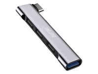 Inline 33203N, Usb 3.2 Gen 1 (3.1 Gen 1) Type-A, Usb 2.0 Type-A, 480 Mbit/S, Silver, Kina, Windows 10, Windows 11, Windows 7, Windows 8, Windows Vista