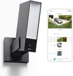 Netatmo Caméra de Surveillance Extérieure Connectée Intelligente avec Éclairage Intégré 12W, Détection des Personnes/Animaux/Véhicules, Vidéo HD 1080p 4MP, Vision Nocturne IR, Stockage Local, NOC-AMZ