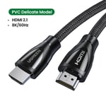 8K Delicate Black 2m  câble HDMI 8K pour boîtier TV Xiaomi PS5, HUB USB, certifié Ultra haute vitesse, 8K - 60Hz, HDMI 2.1, 48Gbps, pour écouteurs Dolby Vision HD ""Nipseyteko