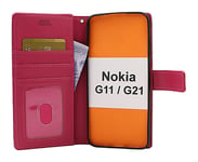 New Standcase Wallet Nokia G11 / G21 (Hotpink)