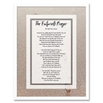 Artery8 Christian Jesus Footprints In The Sand Poem Inspirational Art Print Framed Poster Wall Decor 12x16 inch