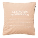 Lexington Putetrekk Logo Beige-Hvit 50x50