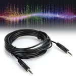 3.5Mm Cable Male To Male 5M Extension Aux Cable For Speaker Stereo Extend