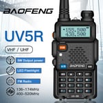 High Power 5W Walkie-Talkie UV-5R VHF UHF Dual Band Portable Two Way Radios