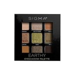 Sigma Beauty Eyeshadow Palette - Earthy for Women 0.032 oz Eye Shadow