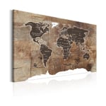 Tavla Arkiio World Map Wooden Mosaic