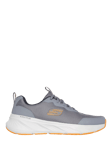 Skechers Edgeride Rekzeg Air-Cooled Memory Foam Cushioned Trainers, Grey/Orange