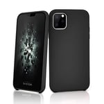 Newseego Coque iPhone 11 Pro Max Coque Silicone Liquide Anti-Rayure, Ultra Mince Souple Housse Protection Silicone Anti-Choc Anti-dérapant Gel Case pour iPhone 11 Pro Max - Noir