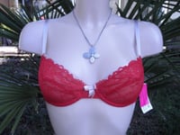 PASSIONATA SOUTIEN GORGE ARMATURE TAILLE 85B COULEUR ROUGE REF 4611