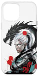 iPhone 12 Pro Max Dark Fantasy Warrior and Dragon Power Graphic Art Case