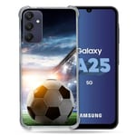 Cokitec Coque Renforcée pour Samsung Galaxy A25 5G Sport Football Stade