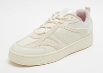 Calvin Klein Jeans Basket Cupsole Low ML Mix Baskets Femme, Blanc (Creamy White/Peach Whip), 37 EU