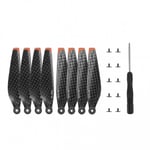 Propeller till DJI Mini 4 Pro / Mini 3 Pro - ersätter 6030F - Low Noise - Svart - 4-Pack - Kolfiber