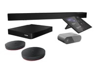 Lenovo ThinkSmart Core - Full Room Kit - kit de vidéo-conférence - avec 3 ans de support Lenovo Premier + première année de maintenance - Certifié pour Microsoft Teams Rooms - noir